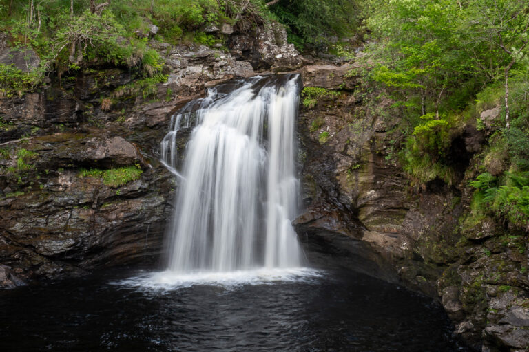 a photograph of the Falls of Falloch taken on our trip to Scotland in 2019