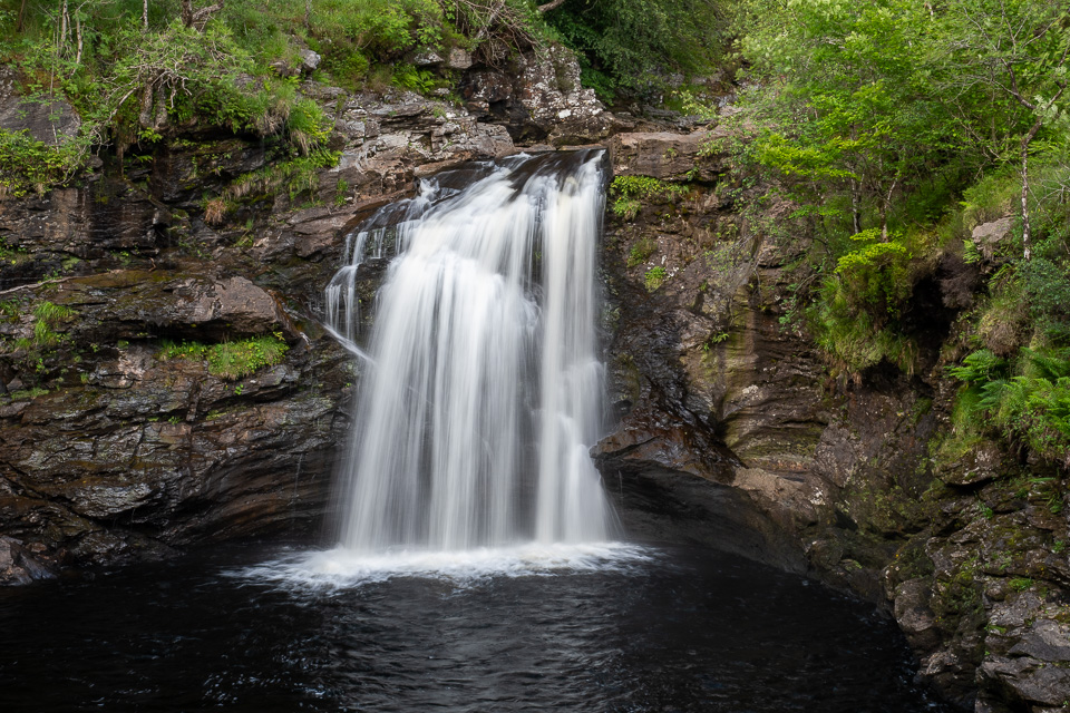 a photograph of the Falls of Falloch taken on our trip to Scotland in 2019